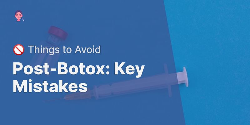 What Should I Avoid Doing After Botox Injections?